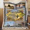 Wherever Your Journey  Blanket For Son Quilt Blanket  Quilt